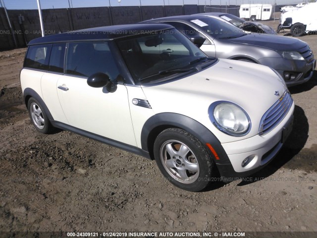 WMWML3C52ATX51972 - 2010 MINI COOPER CLUBMAN WHITE photo 1