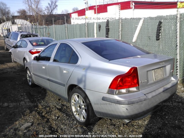 YV1RS59V442326241 - 2004 VOLVO S60 2.5T SILVER photo 3