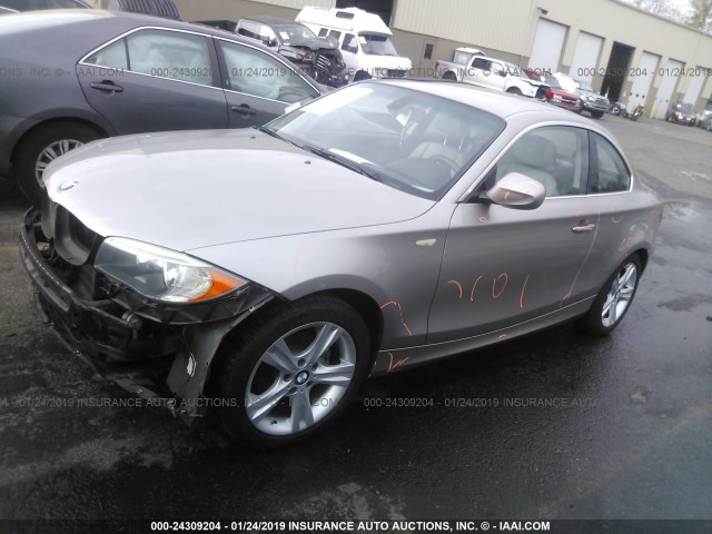 WBAUP9C57CVF46519 - 2012 BMW 128 I TAN photo 2