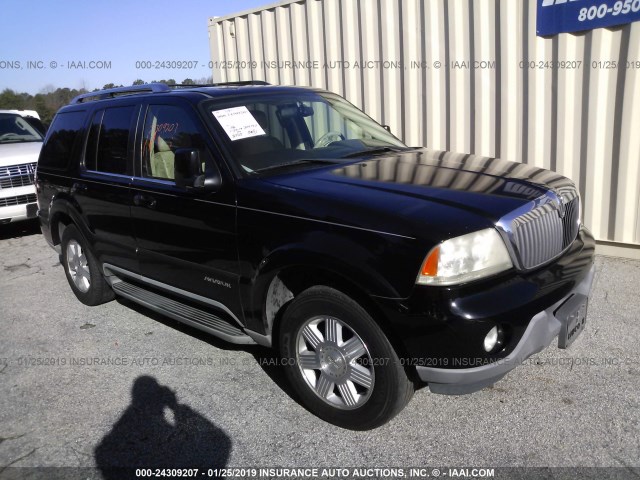 5LMEU68H03ZJ23815 - 2003 LINCOLN AVIATOR 黑色 照片 1
