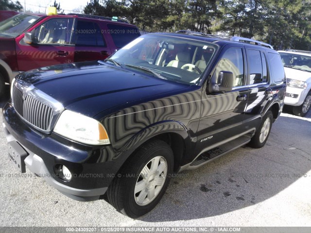 5LMEU68H03ZJ23815 - 2003 LINCOLN AVIATOR 黑色 照片 2