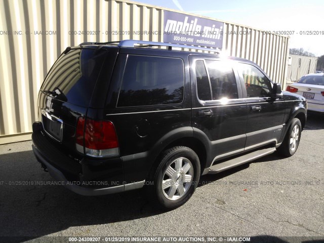 5LMEU68H03ZJ23815 - 2003 LINCOLN AVIATOR 黑色 照片 4