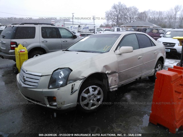 1G6DP577470177936 - 2007 CADILLAC CTS HI FEATURE V6 GOLD photo 2