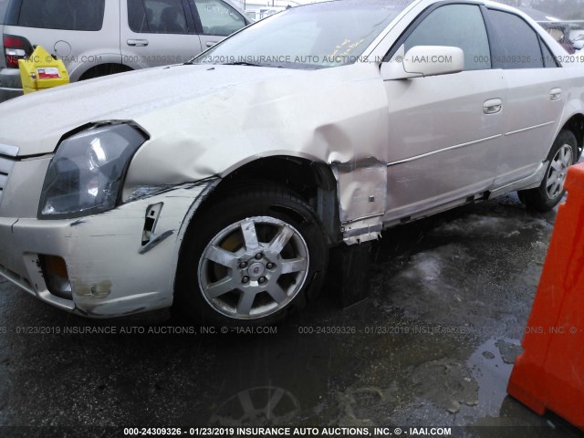 1G6DP577470177936 - 2007 CADILLAC CTS HI FEATURE V6 GOLD photo 6