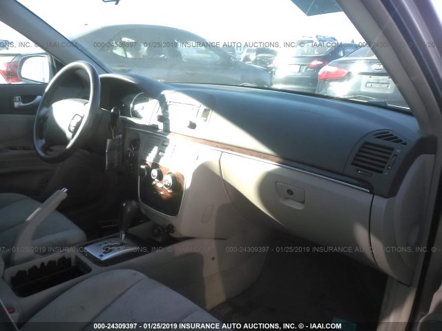 5NPEU46FX6H018210 - 2006 HYUNDAI SONATA GLS/LX GOLD photo 5