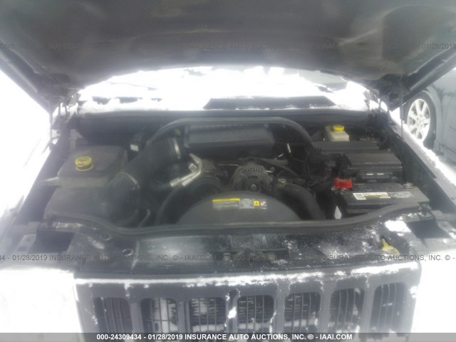 1J8HG48K36C354638 - 2006 JEEP COMMANDER BLACK photo 10