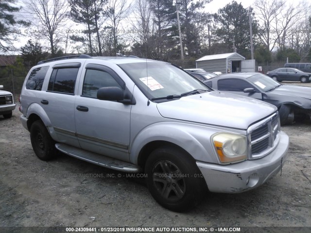 1D4HB58D04F157194 - 2004 DODGE DURANGO LIMITED SILVER photo 1