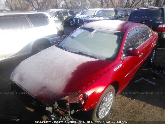 1G4HJ5EM9BU143013 - 2011 BUICK LUCERNE CXL RED photo 2