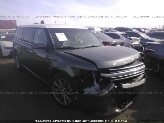 2FMGK5D88GBA07479 - 2016 FORD FLEX LIMITED GRAY photo 1