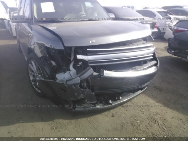 2FMGK5D88GBA07479 - 2016 FORD FLEX LIMITED GRAY photo 6