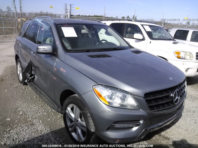 4JGDA5JB4DA199299 - 2013 MERCEDES-BENZ ML 350 GRAY photo 1