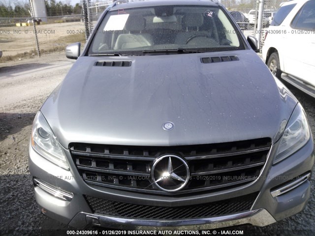 4JGDA5JB4DA199299 - 2013 MERCEDES-BENZ ML 350 GRAY photo 6