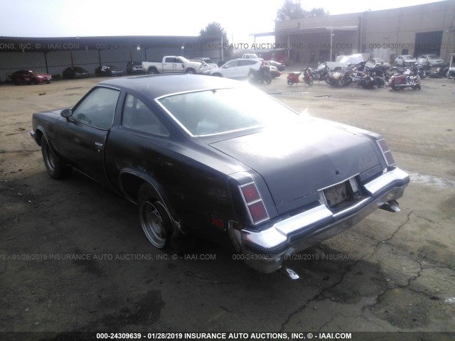 3G37R6R126194 - 1976 OLDSMOBILE 442 BLACK photo 3