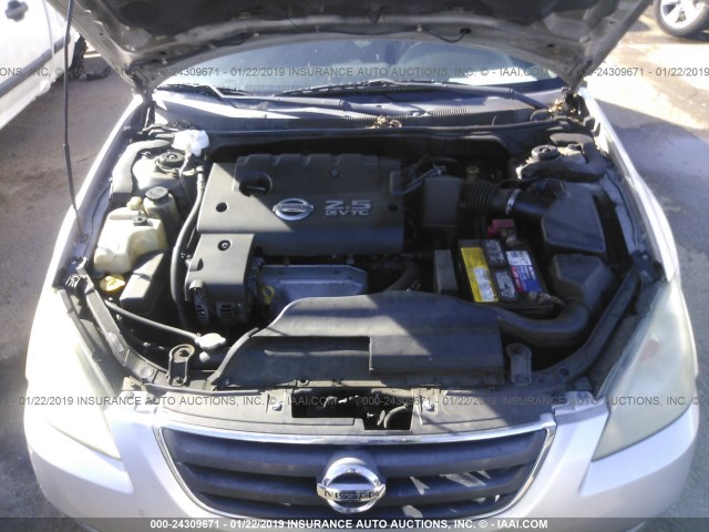 1N4AL11D23C196129 - 2003 NISSAN ALTIMA S/SL SILVER photo 10