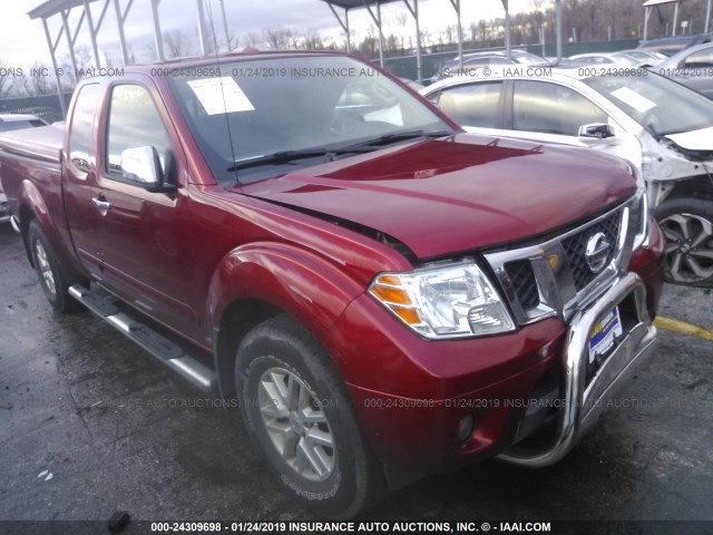 1N6BD0CTXEN762083 - 2014 NISSAN FRONTIER S/SV RED photo 1