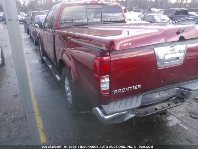 1N6BD0CTXEN762083 - 2014 NISSAN FRONTIER S/SV RED photo 3