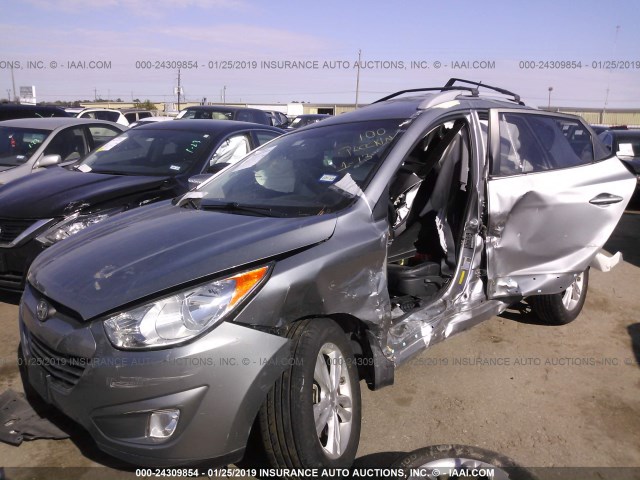 KM8JU3AC4DU688789 - 2013 HYUNDAI TUCSON GLS/LIMITED 灰色 照片 2