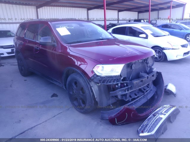 1C4RDHAG8EC513945 - 2014 DODGE DURANGO SXT RED photo 1