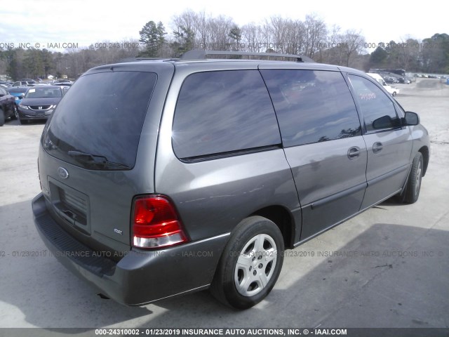 2FMZA51696BA06418 - 2006 FORD FREESTAR SE GRAY photo 4