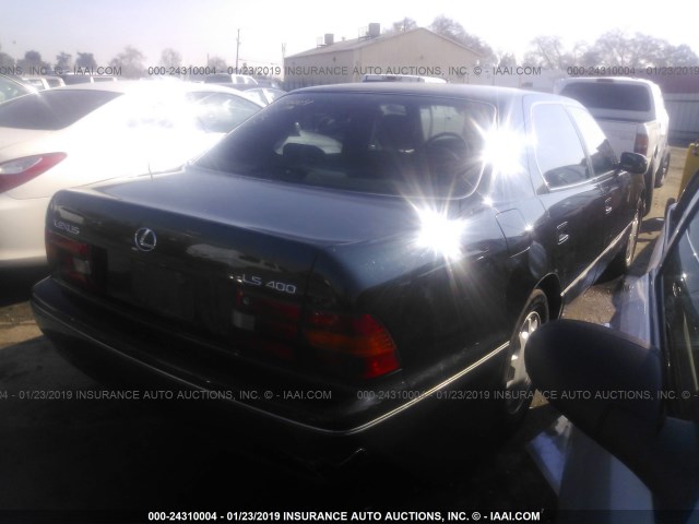 JT8BH22F7T0053182 - 1996 LEXUS LS 400 BLACK photo 4