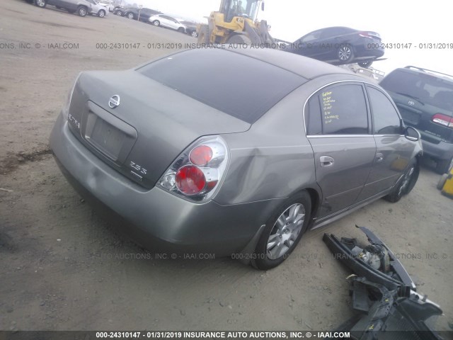 1N4AL11D56N379341 - 2006 NISSAN ALTIMA S/SL GOLD photo 4