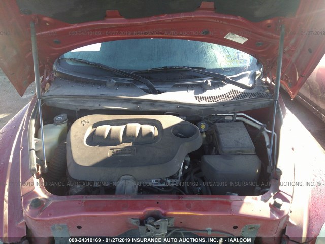 3GNCA13B49S510863 - 2009 CHEVROLET HHR LS Rojo foto 10