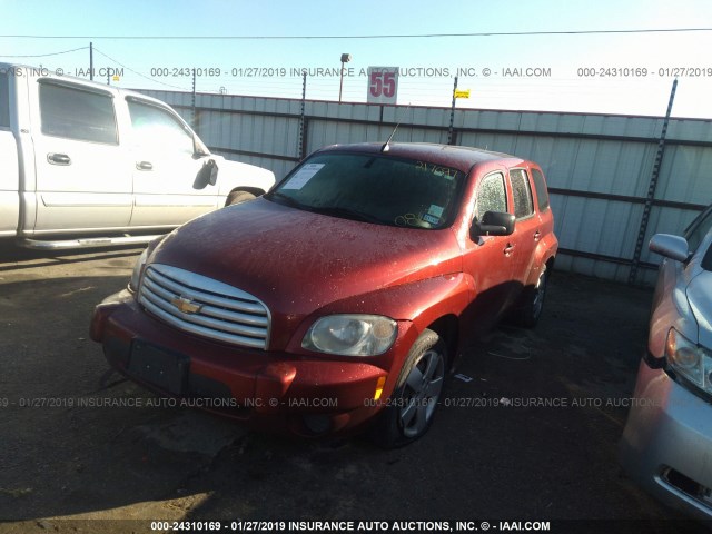 3GNCA13B49S510863 - 2009 CHEVROLET HHR LS Rojo foto 2
