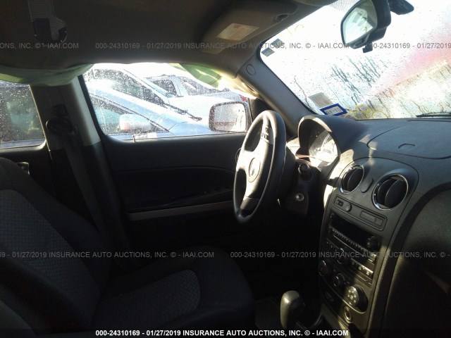 3GNCA13B49S510863 - 2009 CHEVROLET HHR LS Rojo foto 5
