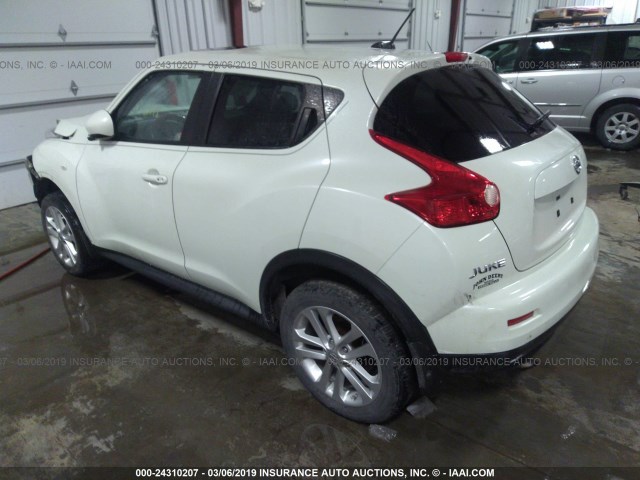 JN8AF5MV0CT124055 - 2012 NISSAN JUKE S/SV/SL WHITE photo 3