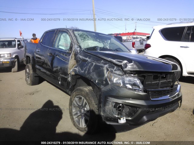 1GCGSCEN0J1107379 - 2018 CHEVROLET COLORADO LT GRAY photo 1