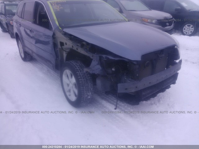 4S4BRCKC4D3248954 - 2013 SUBARU OUTBACK 2.5I LIMITED Light Blue photo 6