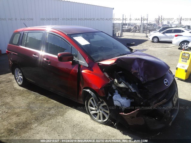 JM1CW2BL5C0115681 - 2012 MAZDA 5 MAROON photo 1