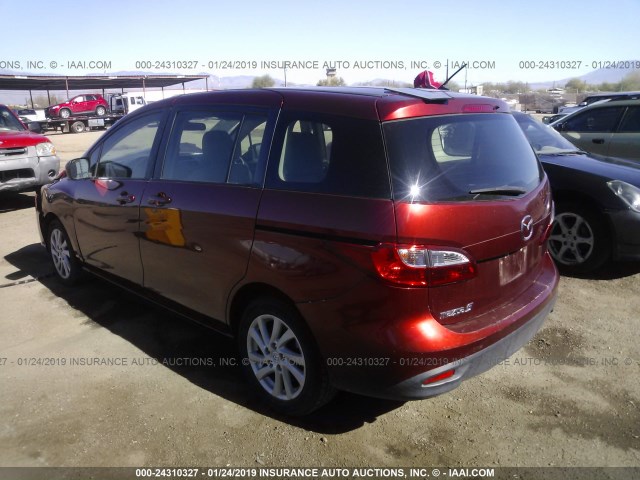 JM1CW2BL5C0115681 - 2012 MAZDA 5 MAROON photo 3