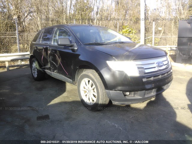 2FMDK38C57BB04256 - 2007 FORD EDGE SEL BLACK photo 1