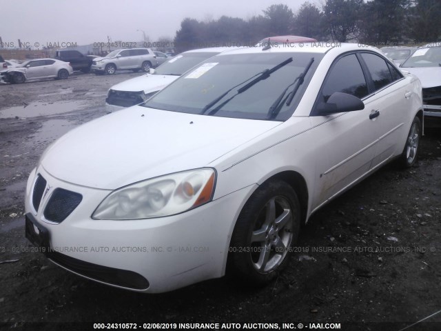 1G2ZG57N184108718 - 2008 PONTIAC G6 SE WHITE photo 2