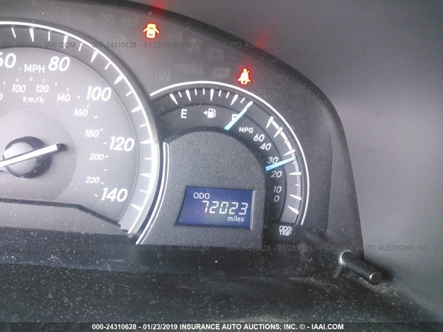 4T4BF1FK4CR259675 - 2012 TOYOTA CAMRY SE/LE/XLE BLACK photo 7