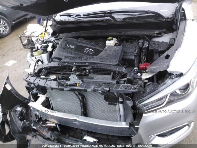 5N1DL0MN0KC503023 - 2019 INFINITI QX60 LUXE/PURE SILVER photo 10