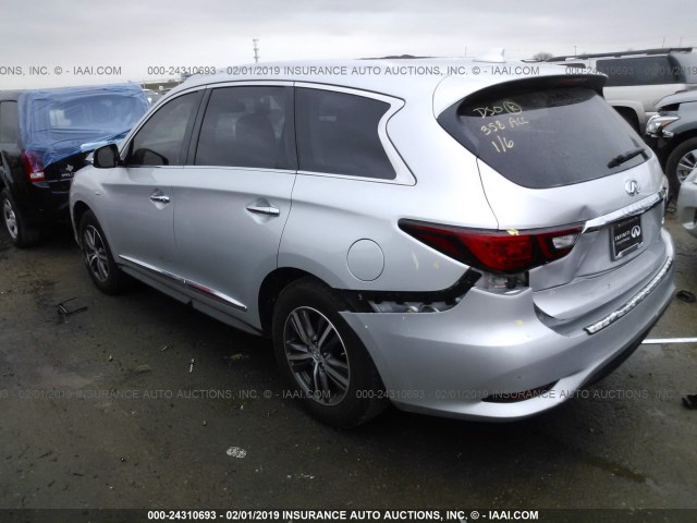5N1DL0MN0KC503023 - 2019 INFINITI QX60 LUXE/PURE SILVER photo 3