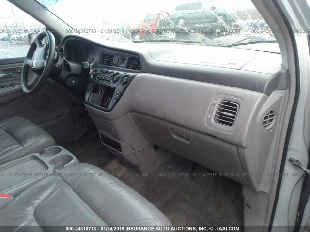 2HKRL18012H557966 - 2002 HONDA ODYSSEY EXL SILVER photo 5