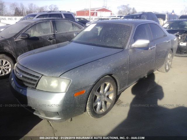 JNKAY41EX3M004227 - 2003 INFINITI M45 GRAY photo 2