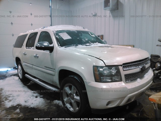 1GNFK16318R216806 - 2008 CHEVROLET SUBURBAN K1500 LS WHITE photo 1