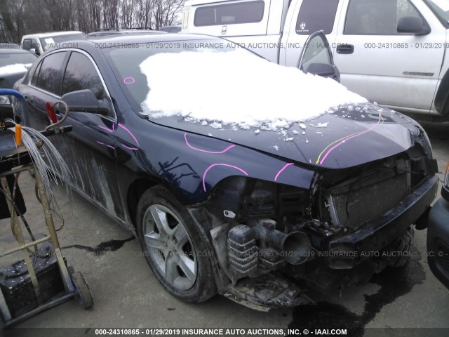 1G1ZA5EU2BF224814 - 2011 CHEVROLET MALIBU LS BLUE photo 1