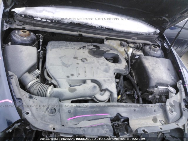 1G1ZA5EU2BF224814 - 2011 CHEVROLET MALIBU LS BLUE photo 10