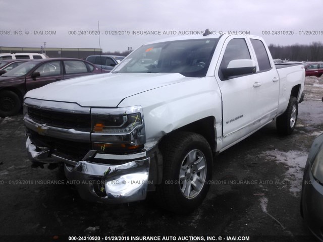 1GCVKREH8HZ245073 - 2017 CHEVROLET SILVERADO K1500 LT WHITE photo 2