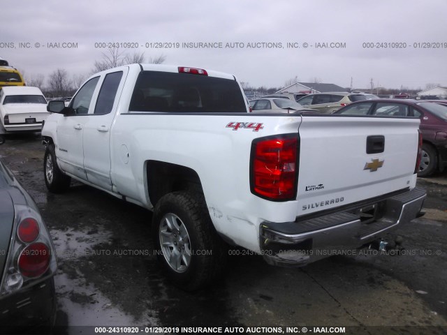 1GCVKREH8HZ245073 - 2017 CHEVROLET SILVERADO K1500 LT WHITE photo 3