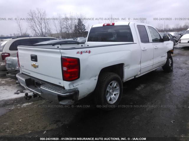 1GCVKREH8HZ245073 - 2017 CHEVROLET SILVERADO K1500 LT WHITE photo 4