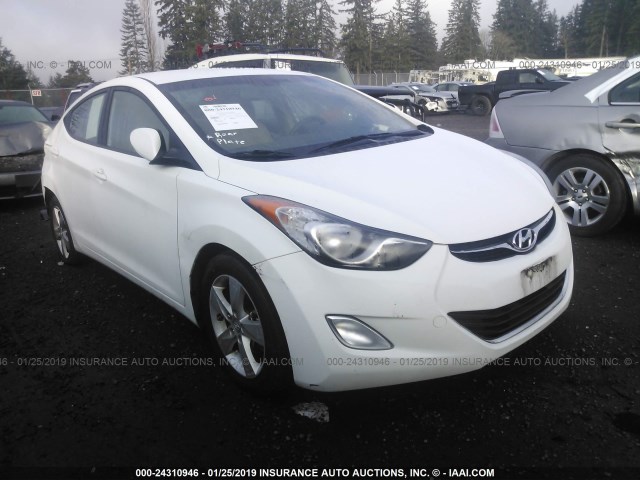 5NPDH4AE9DH283776 - 2013 HYUNDAI ELANTRA GLS/LIMITED WHITE photo 1