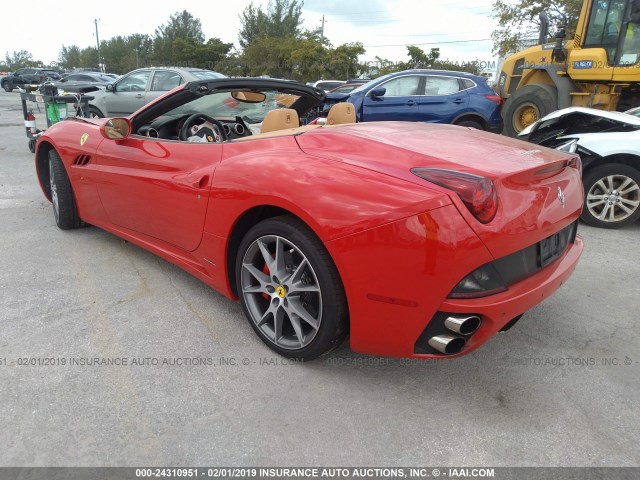 ZFF65LJA2A0172229 - 2010 FERRARI CALIFORNIA RED photo 3