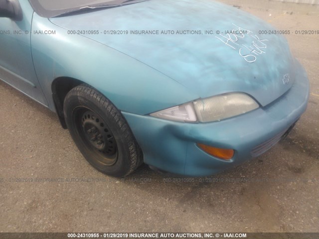 1G1JF5241V7184470 - 1997 CHEVROLET CAVALIER LS TURQUOISE photo 6