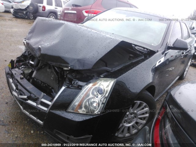 1G6DE5E55D0176684 - 2013 CADILLAC CTS LUXURY COLLECTION BLACK photo 2